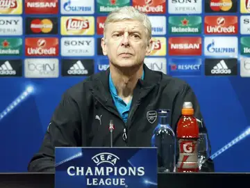 Arsène Wenger en rueda de prensa Arsène Wenger en rueda de prensa