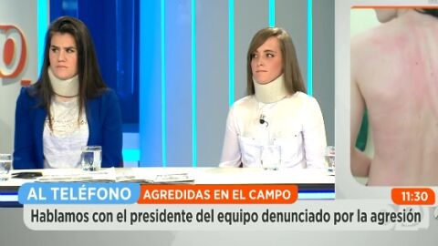 Entrevista a dos jugadores brutalmente agredidas