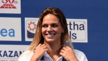 Yulia Efímova, nadadora rusa cuatros veces campeona del mundo. 
