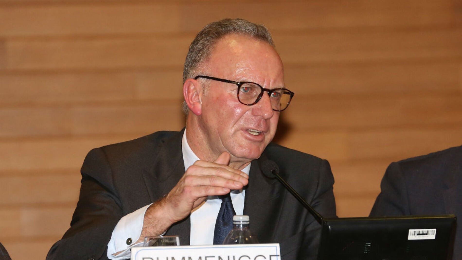 l presidente del Consejo Directivo del Bayern M&uacute;nich, Karlheinz Rummenigge