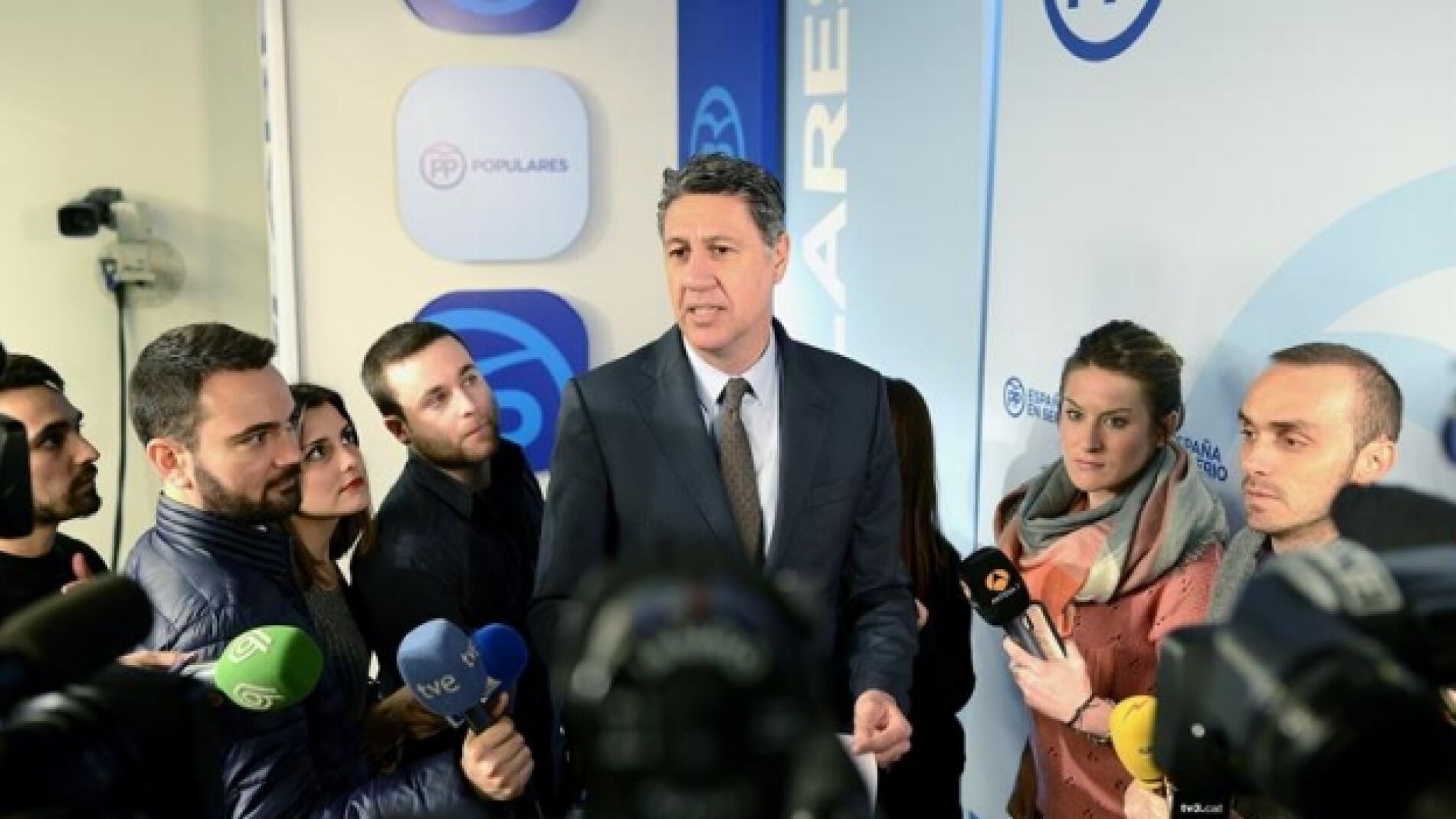  El coordinador general del PPC y presidente del grupo parlamentario, Xavier Garcia Albiol 