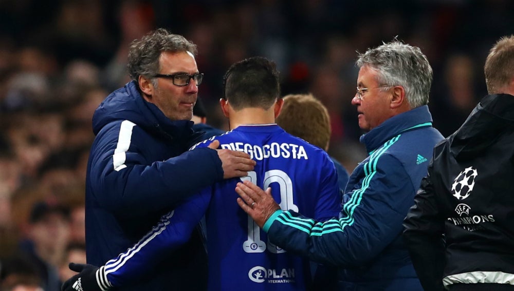 Diego Costa, entre Blanc y Hiddink