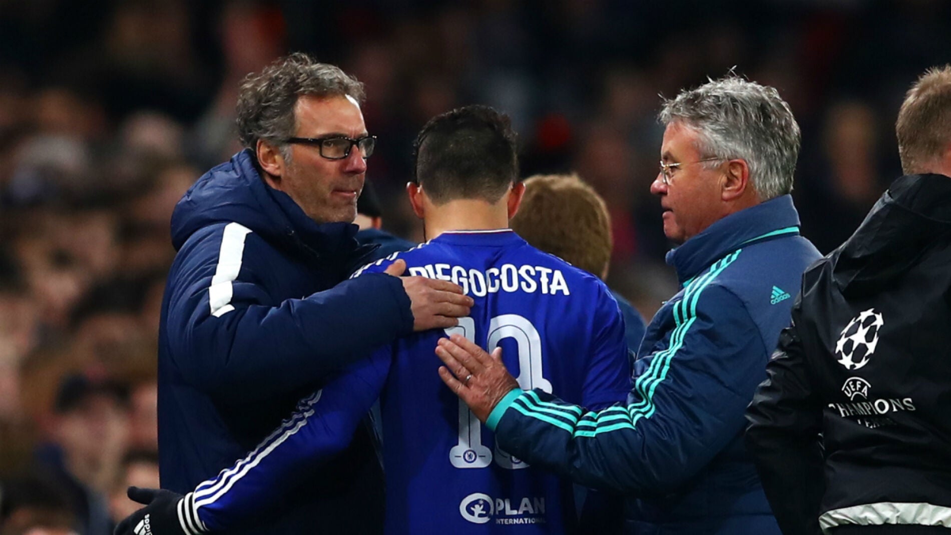 Diego Costa, entre Blanc y Hiddink