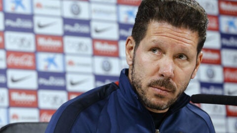 Simeone, en rueda de prensa