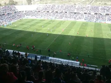 El Nuevo Colombino, prácticamente lleno en el partido ante el Granada B El Nuevo Colombino, prácticamente lleno en el partido ante el Granada B