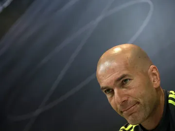 Zidane, en rueda de prensa Zidane, en rueda de prensa