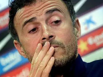 Luis Enrique, en rueda de prensa Luis Enrique, en rueda de prensa