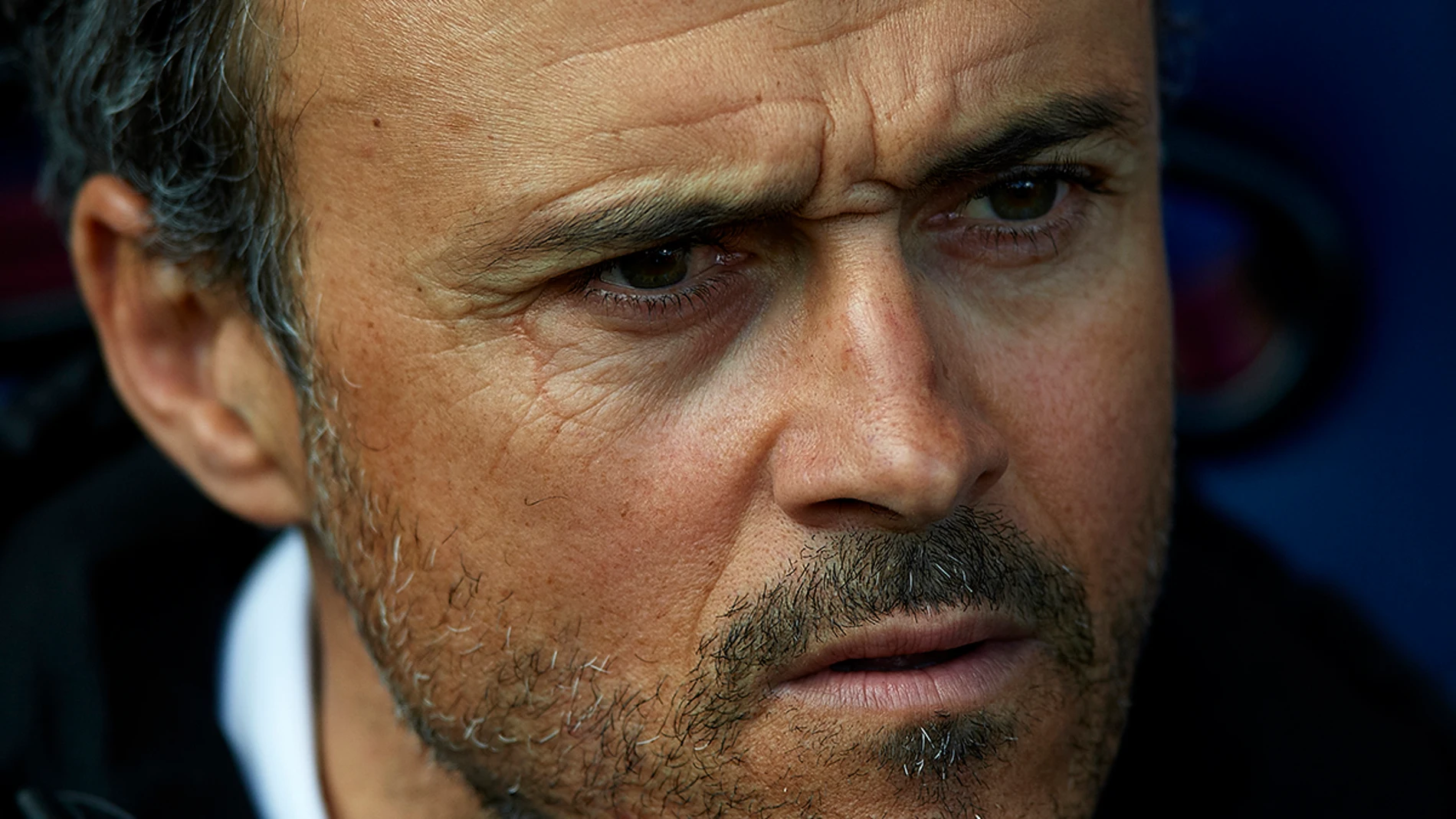 Luis Enrique durante el encuentro entre el Villarreal y el Barcelona. Luis Enrique durante el encuentro entre el Villarreal y el Barcelona.