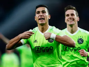 El-Ghazi celebra un gol con el Ajax El-Ghazi celebra un gol con el Ajax