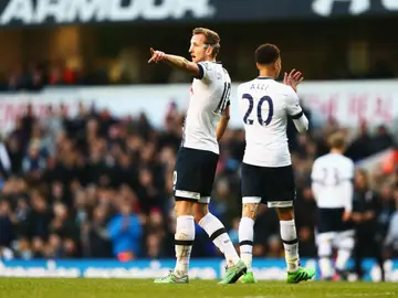 Kane festeja un gol con el Tottenham Kane festeja un gol con el Tottenham