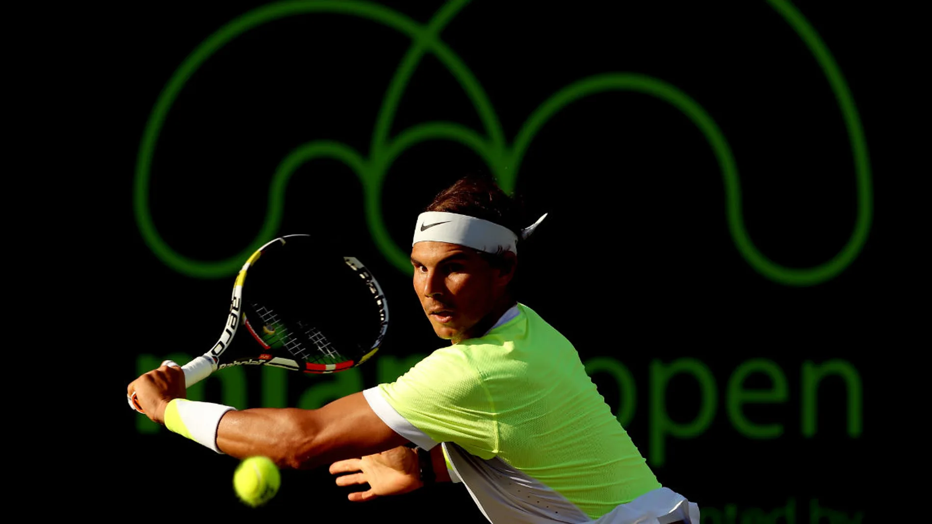 Rafa Nadal, en el Masters 1000 de Miami de 2015 Rafa Nadal, en el Masters 1000 de Miami de 2015