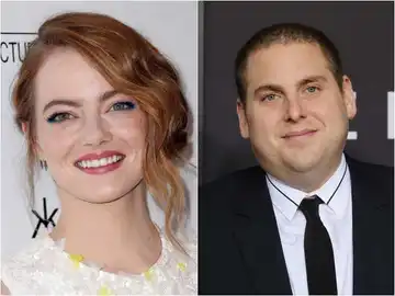 Emma Stone y Jonah Hill Emma Stone y Jonah Hill