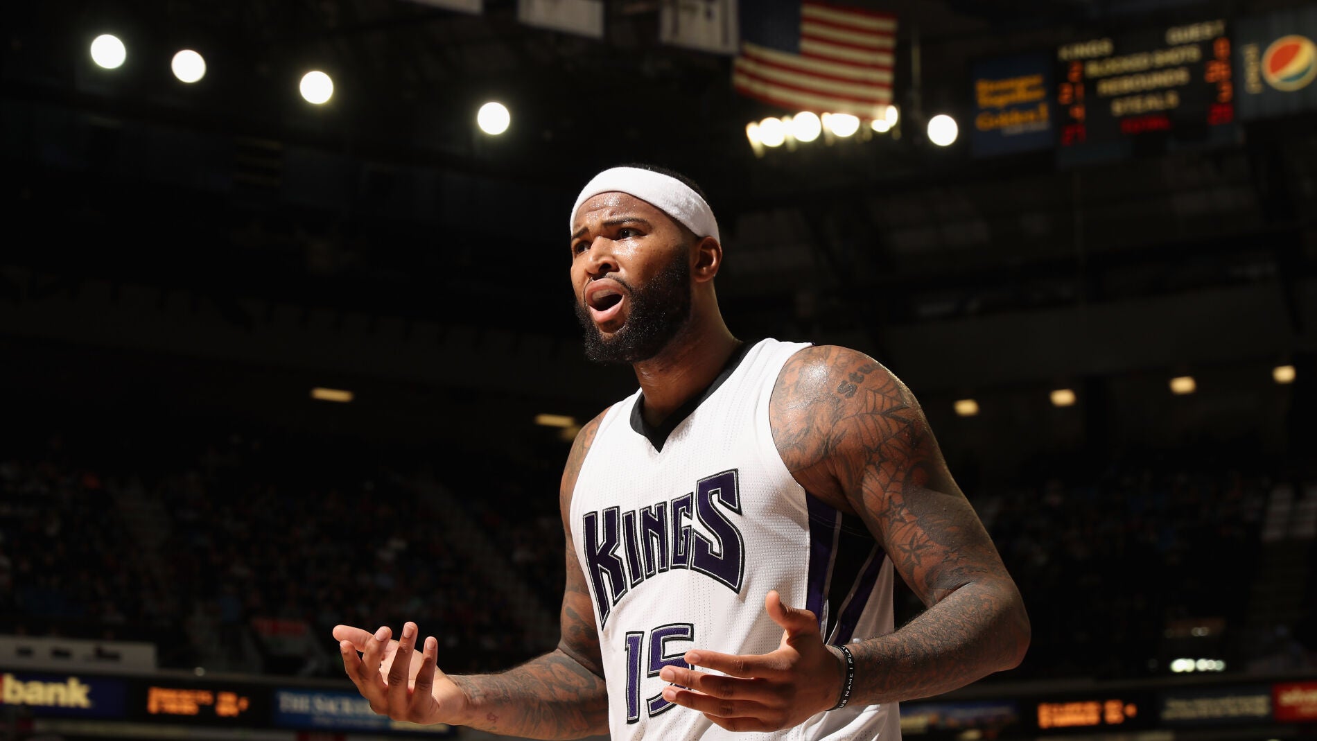 DeMarcus Cousins con los Sacramento Kings