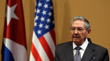 Raúl Castro en rueda de prensa tras una reunión sostenida en el Palacio de la Revolución