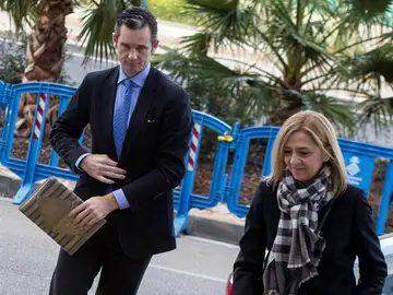 La infanta Cristina, junto a su esposo Iñaki Urdangarin La infanta Cristina, junto a su esposo Iñaki Urdangarin
