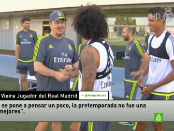 Marcelo ensalza a Zidane y critica a Benítez