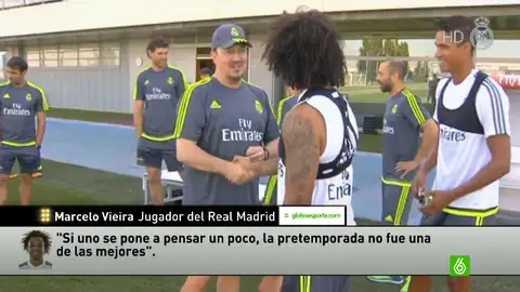 Marcelo ensalza a Zidane y critica a Benítez Marcelo ensalza a Zidane y critica a Benítez