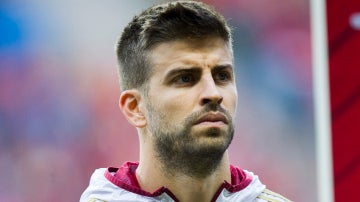 Gerard Piqué con la Selección Española de Fútbol