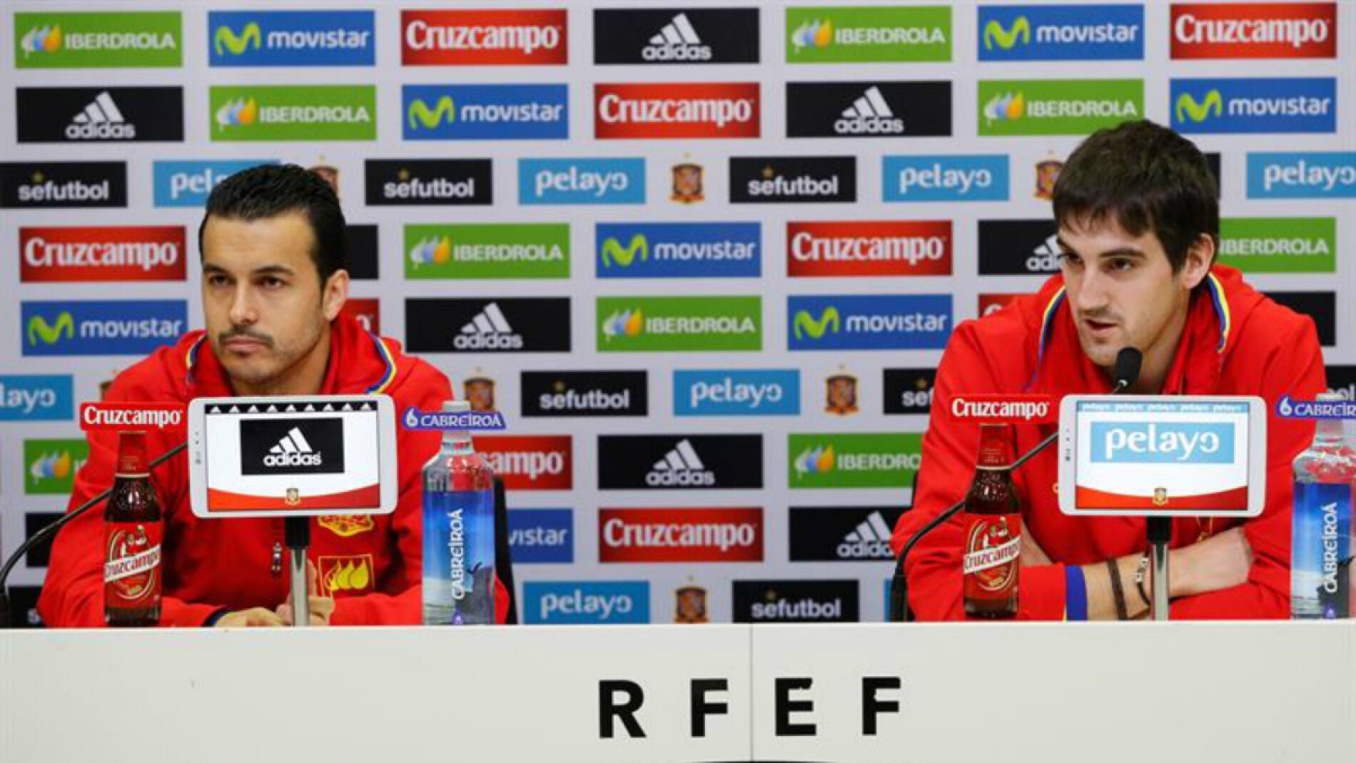Pedro y San Jos&eacute; en rueda de prensa