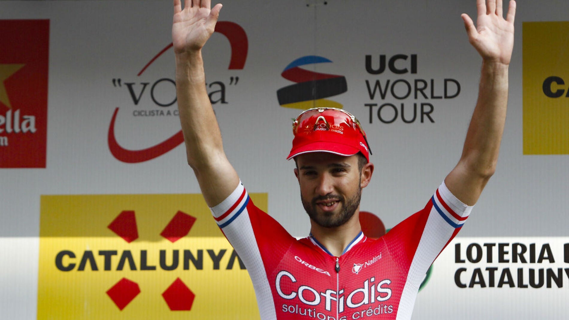 Nacer Bouhanni, l&iacute;der de la Volta a Catalunya
