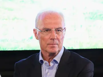 Beckenbauer, en un acto Beckenbauer, en un acto