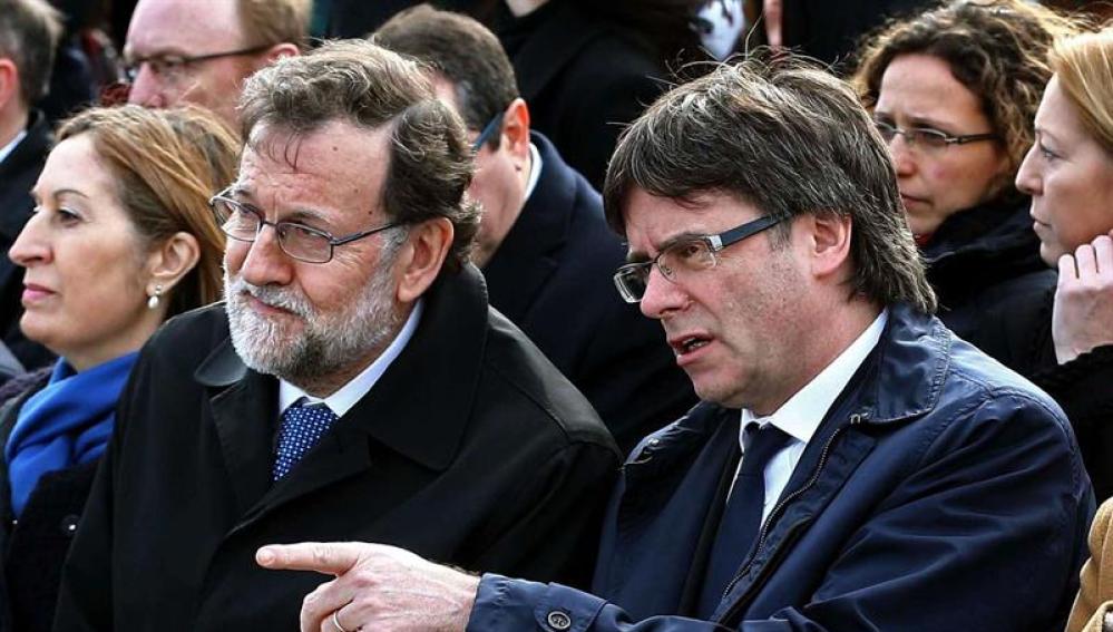 Rajoy y Puigdemont