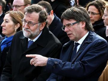 Rajoy y Puigdemont