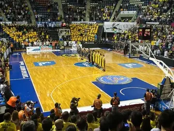 Minuto de silencio en un partido de ACB Minuto de silencio en un partido de ACB