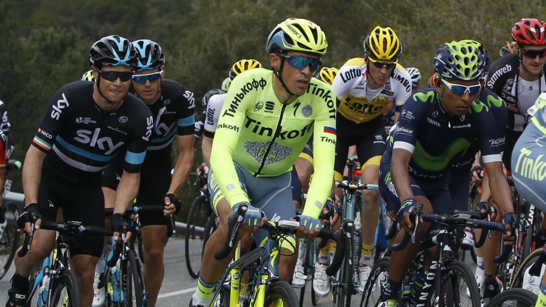 Alberto Contador, en la Volta a Catalunya