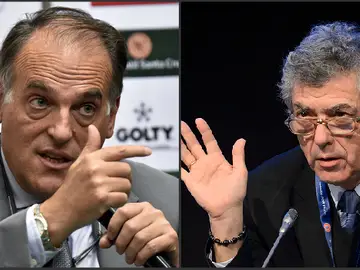 Javier Tebas y Ángel María Villar Javier Tebas y Ángel María Villar