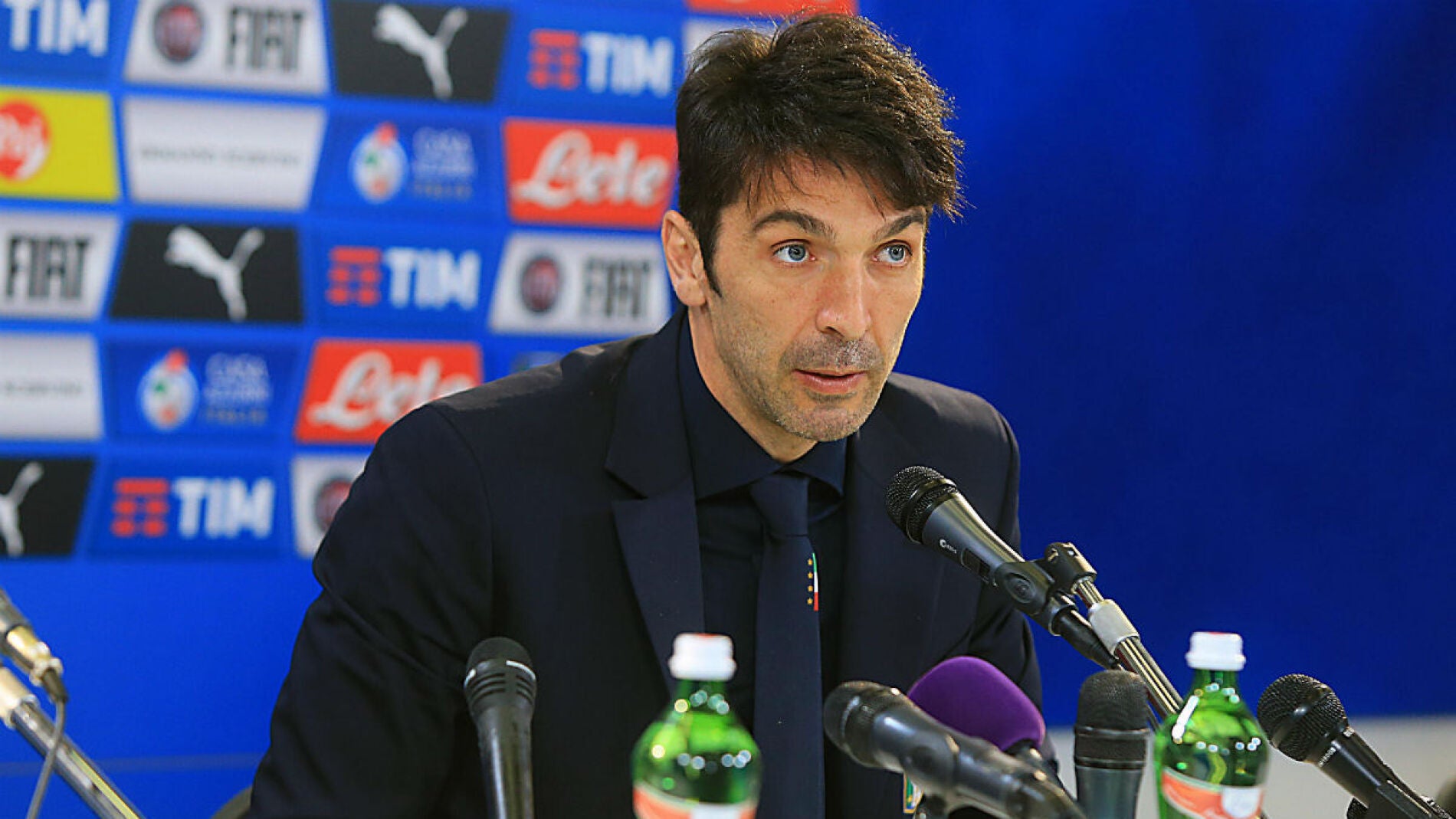 Buffon, en rueda de prensa