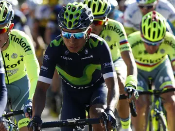 Nairo Quintana, en la Volta Catalunya Nairo Quintana, en la Volta Catalunya