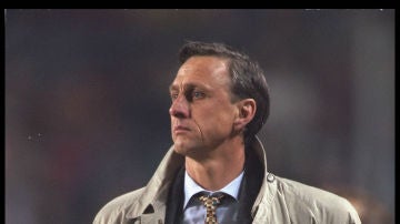 Johan Cruyff, en su etapa de entrenador del Barcelona