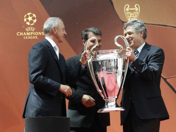 Laporta junto a Cruyff