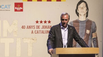 Johan Cruyff, en un acto