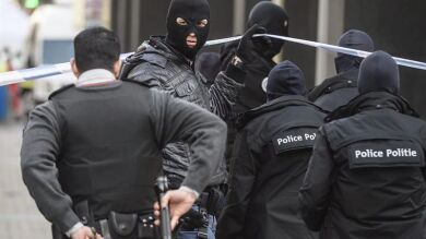 La Policía belga arresta a dos hombres en una operación antiterrorista