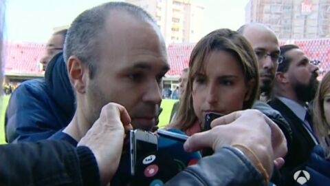 Andr&eacute;s Iniesta, capit&aacute;n del FC Barcelona