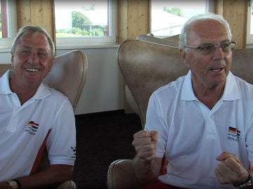 Johan Cruyff y Franz Beckenbauer
