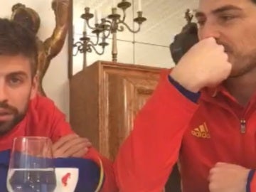 Piqué y Casillas, en Periscope