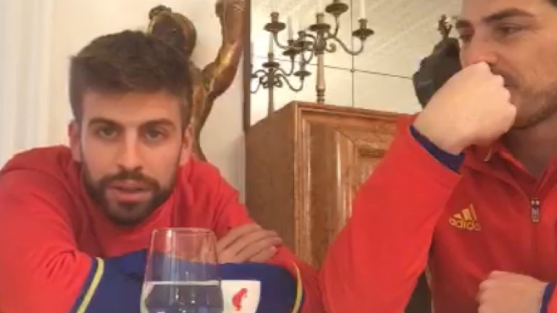 Piqu&eacute; y Casillas, en Periscope