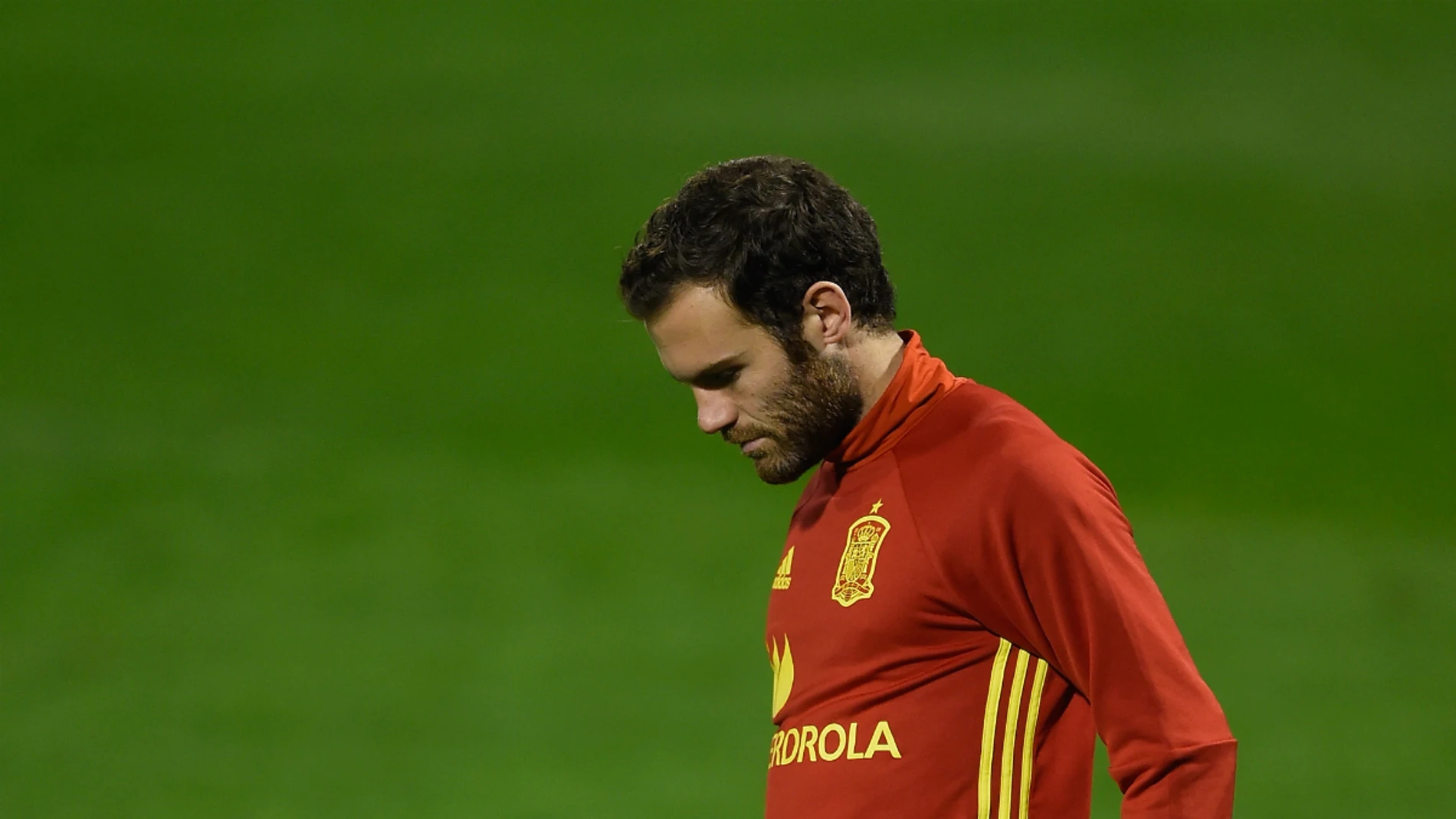 Mata, en un entrenamiento Mata, en un entrenamiento