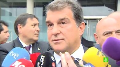 Laporta, emocionado: 