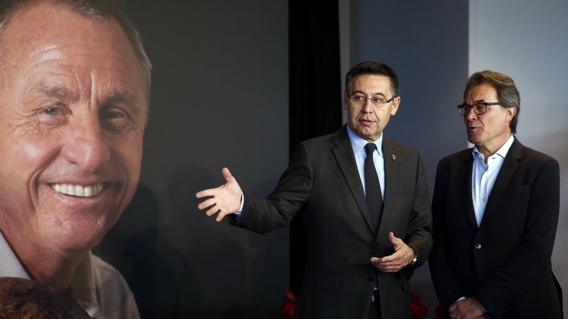 Artur Mas, con Bartomeu Artur Mas, con Bartomeu
