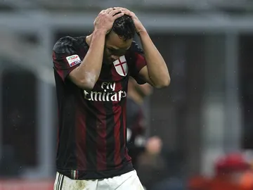 Bacca, con las manos en la cabeza Bacca, con las manos en la cabeza