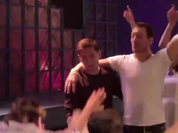 Messi, en el teatro Apolo Messi, en el teatro Apolo