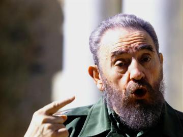 Imagen del líder de la revolución cubana, Fidel Castro.