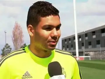 Casemiro atiende al Real Madrid Casemiro atiende al Real Madrid