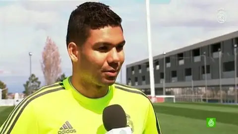Casemiro atiende al Real Madrid Casemiro atiende al Real Madrid