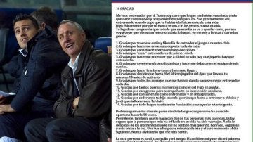 Carta emotiva de Óscar García Junyet a Cruyff