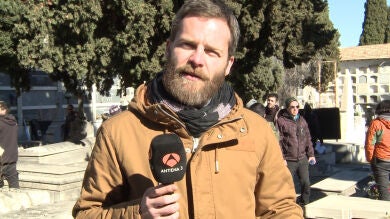 Making of segunda escena del cementerio entre Ana Fernández y Junio Valverde